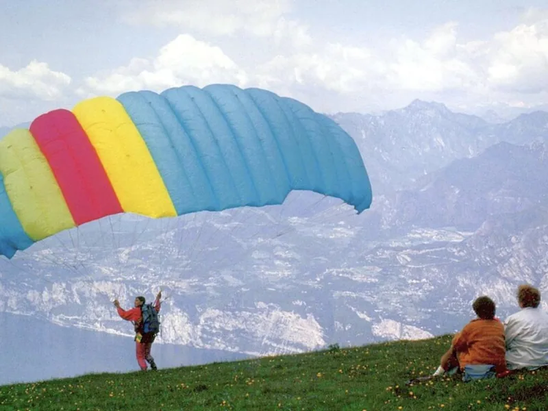 Parapente : biplace depuis le Monte Baldo